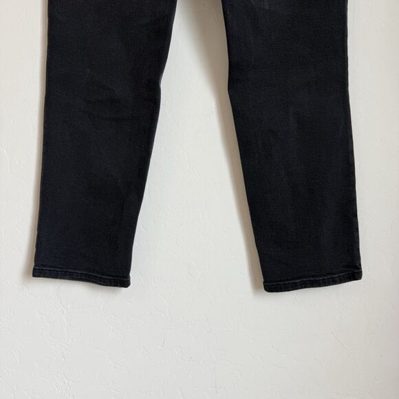 Aeropostale Size 10 High Rise Distressed Stretch Straight Mom Jeans Boho Grunge - Picture 7 of 14